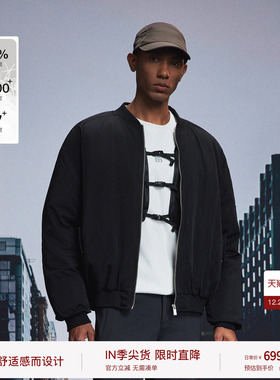 【无界穿行·wherever】BODYDREAM飞行夹克羽绒服男廓形加厚外套