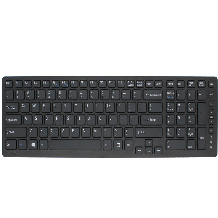 索尼原版日语键盘有线办公笔记本静音超薄日本日文输入法平片假名