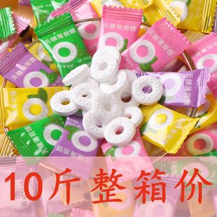 整箱10斤mint無糖強勁清涼清新口氣散裝 薄荷糖火鍋店招待糖果 老式