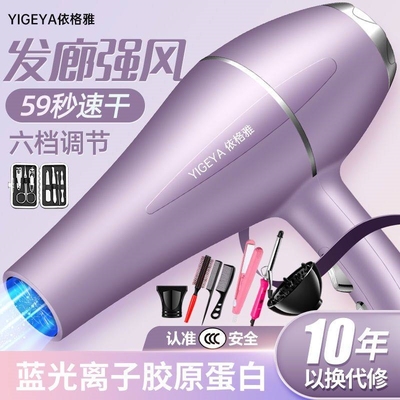 发廊大风吹风机家用大功率速干蓝