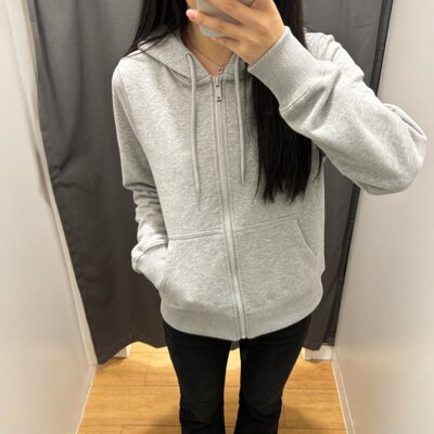 小个子休闲百搭拉链开衫外套上衣