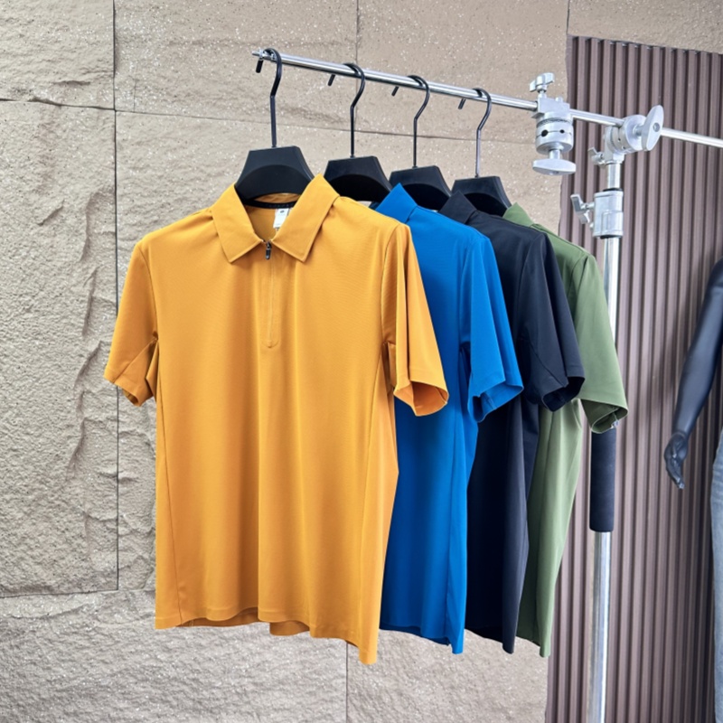 传写超大弹力!男短袖翻领POLO衫