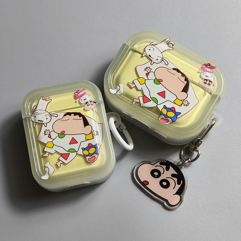 睡觉小新AirPodsPro3蓝牙耳机保护套适用苹果2025款airpods pro无线耳机保护套透明硅胶防摔airpods保护壳PRO,3C数码配件,耳机保护套,淘宝优惠券,粉丝福利购,淘宝优惠卷