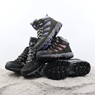 英国外贸原单防水防滑男女户外鞋中帮减震透气耐磨越野徒步登山鞋