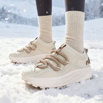 柜子1500+!瑞典新雪丽加绒保暖面包鞋厚底减震轻便防滑棉鞋雪地靴