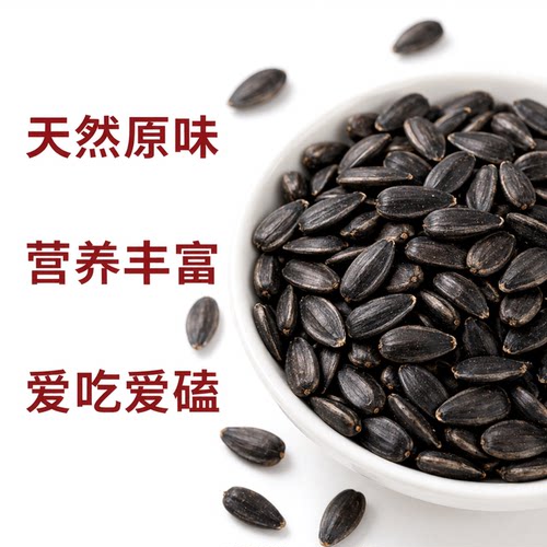 生黑珍珠小瓜子油鸟粮5斤包邮