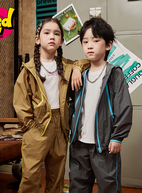 redcopper2025春夏新款儿童防晒短裤防晒套装CH251202+CH253202