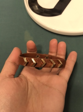 复古皮绳手链简约3674