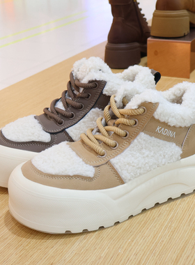 卡迪娜女鞋 KCA253301 2025年冬靴中跟运动靴 商场专柜同款