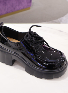 HL250602 HARSON哈森2025年秋款 系带乐福单鞋 商场新品