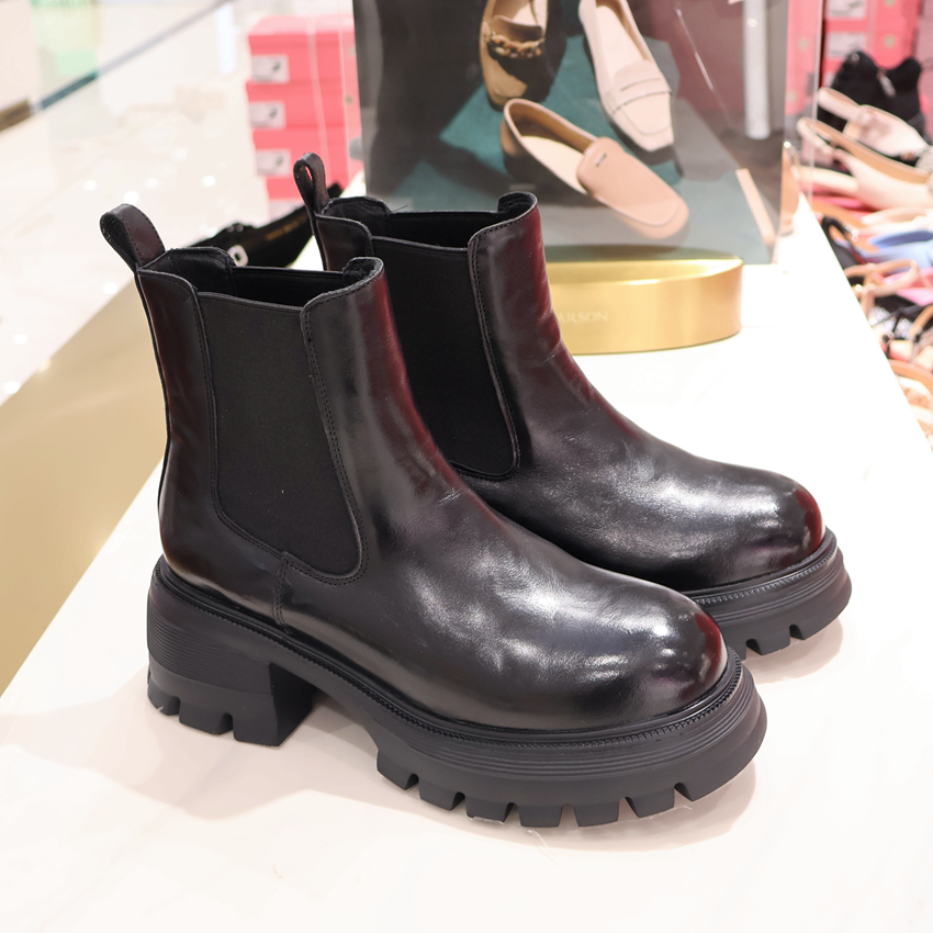 HA254103 HARSON哈森2025年冬靴中跟时装靴 商场专柜正品