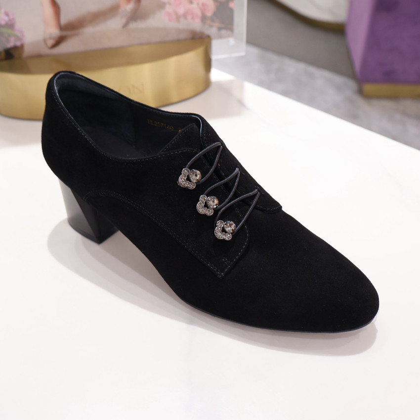 HL257140 HARSON哈森2025年秋款时尚深口女 单鞋 商场新品