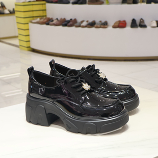 HS262511 HARSON哈森2026春款乐福厚底单鞋 商场新品