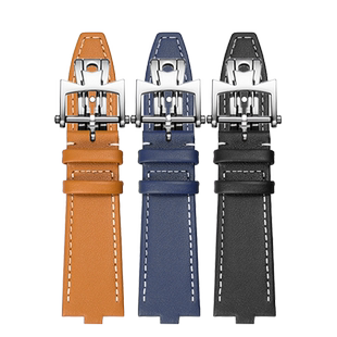 适用于江诗丹顿纵横四海手表带4500V 5500V 7900真皮快拆凸口表带