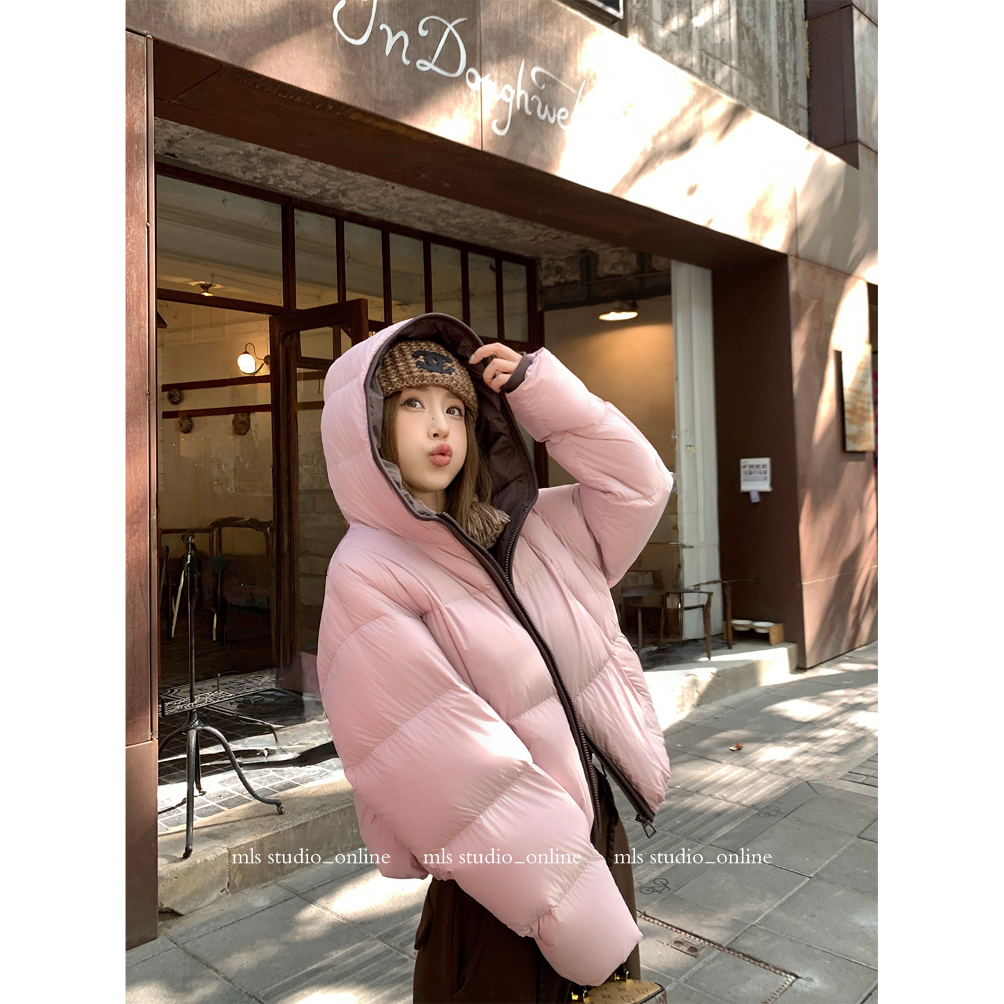 MLS 11/24 20点上新88折【奶味泡芙】奶fufu 云感泡芙短款羽绒服