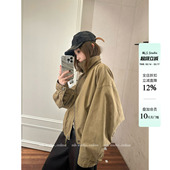 复古翻领夹克女秋季 美式 新款 2025宽松短款 外套 MLS 工装 漫步悉尼