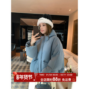 MLS 绒多多 冬季新品女高克重充绒90白鸭绒压感蓬松保暖羽绒服