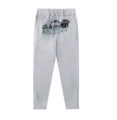 8836 Gray Embroidered Pants