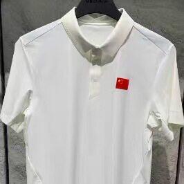 安踏再生尼龙上衣短袖POLO杉