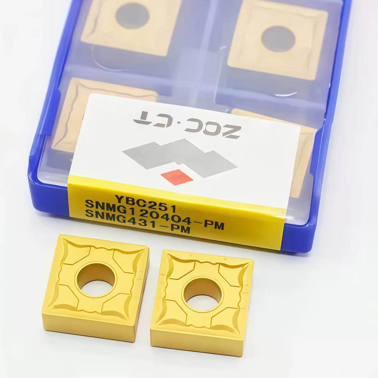 原装正品株洲钻石数控外圆车刀片YBC251 SNMG120408-PM钢件YBC252