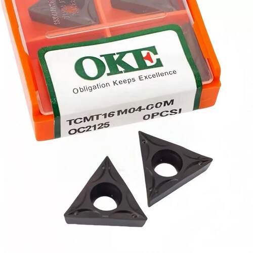 株洲OKE 数控车刀片TCMT16T304/16T308-OTM OC2125 加工钢件 正品