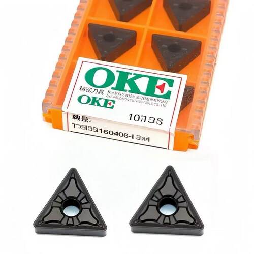 株洲OKE 三角形数控车刀片 TNMG160408-LPM OC2125 钢件加工 正品