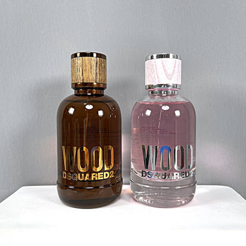 DSQUARED2D二次方Wood for Her him香木女士男士简装木质清新香水