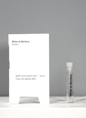 Miller et Bertaux米勒博涛斯双重薄荷味道男士女士中性香水小样