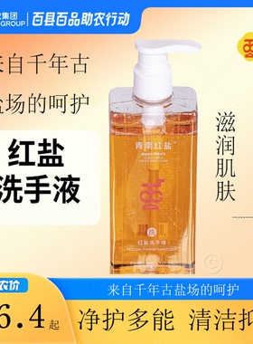 清洁手部污垢持久香氛柔顺温和持久清爽红盐洗手液包邮