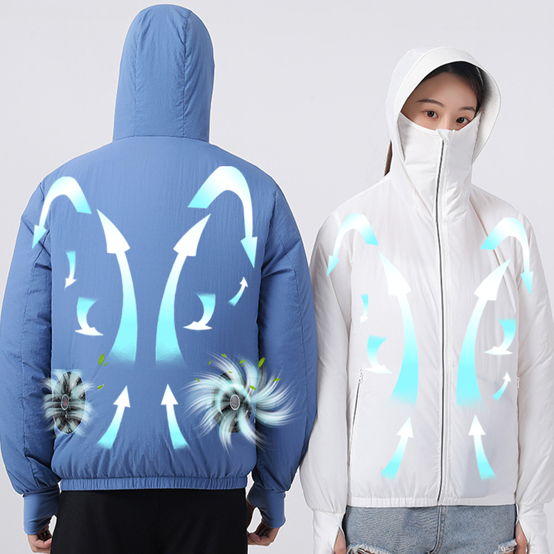 阿狮狼情侣款防晒降温夏季空调服