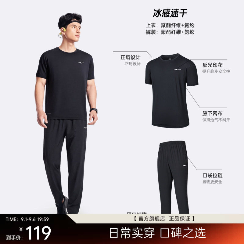 erke/鸿星尔克男士运动套装图片