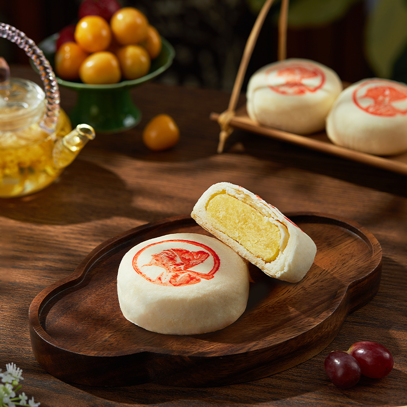 陕拾叁酥皮茶歇绿豆椪/饼中式短保烘焙点心零食办公室甜点伴手礼