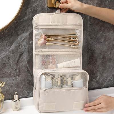 Travel Cosmetic Bag Women Zipper Make Up Transparent Makeup