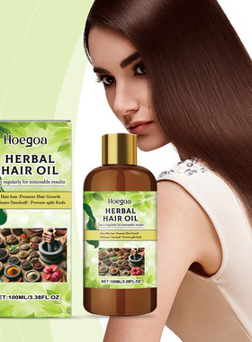 Herbal hair care oil effectively replenishes moisture, nouri