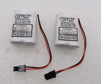 原装进口   IRB120电池 3HAC051036-001 3.6V 7.2Ah 机器人电池