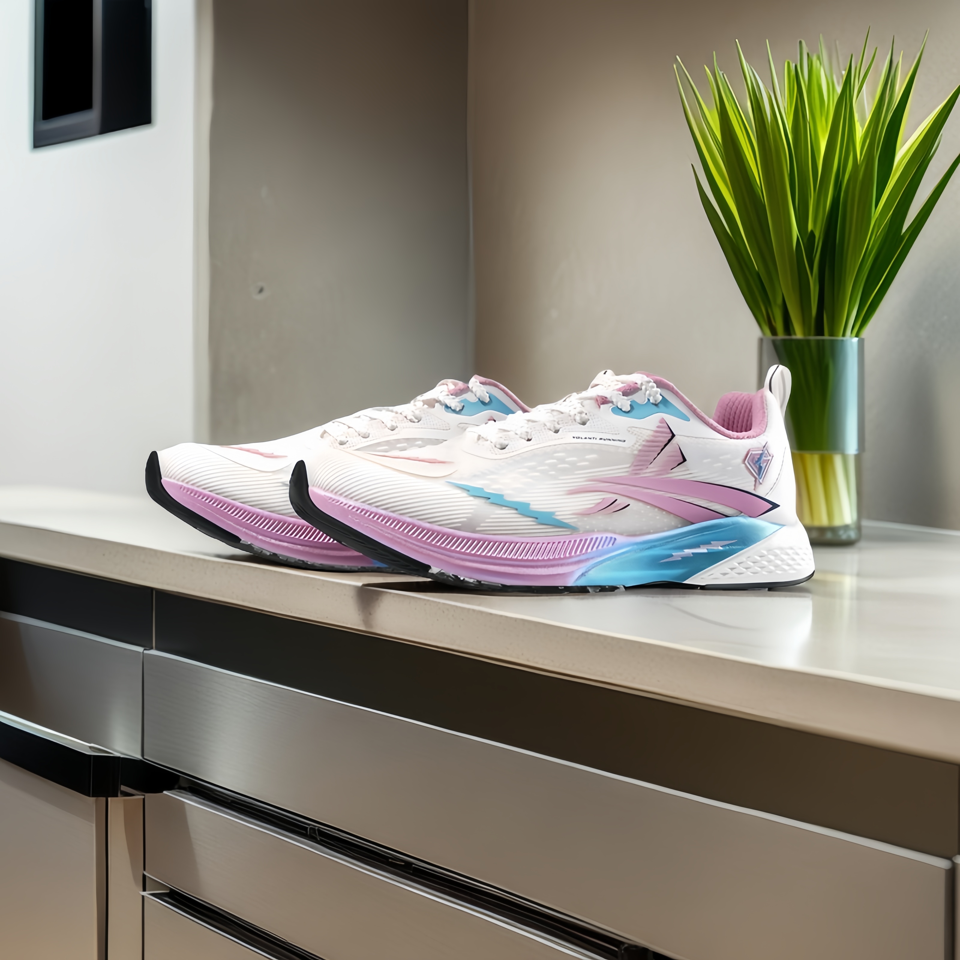 沃兰迪跑鞋911梦幻闪电气垫跑步运动鞋新款碳板减震耐磨轻便休闲