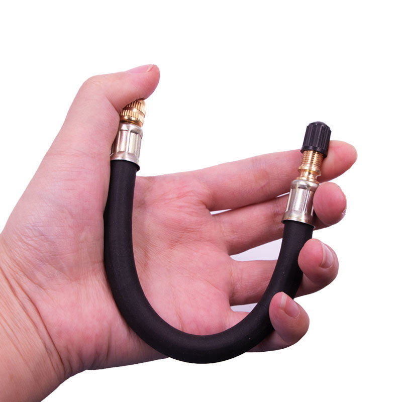 气门嘴加长管 嘴子加长气门芯延长双轮胎充气管 汽车货车连接软管