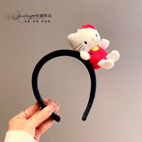 可爱kityy猫卡通发箍高颅顶头箍
