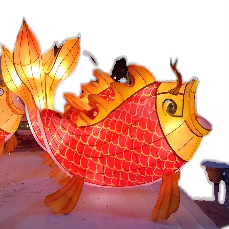 新年红色鱼灯h金鱼彩灯鲤鱼餐厅吊灯节日装饰端午节美陈蛇年春节,节庆用品/礼品,花灯,淘宝优惠券,粉丝福利购,淘宝优惠卷