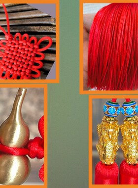 新年葫芦挂件中国结纯铜实心w双穗客厅入户门玄关乔迁搬家装饰新