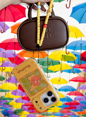 可爱立体星星人适用iPhone17promax手机壳16pro星星手链17Air全包14可爱15pro透边黄色17搞怪16promax卡通16