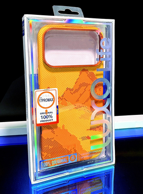 luxo炭纤维纹适用苹果17pro磁吸手机壳日照金山iPhone17promax橙色17pm礼盒包装夜光山峦防摔超薄商务保护套