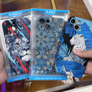猛兽狮子适用iPhone16promax手机壳夜光苹果15雄狮14pro曼陀罗花12雪豹15promax潮16全包13硅胶16plud软壳11