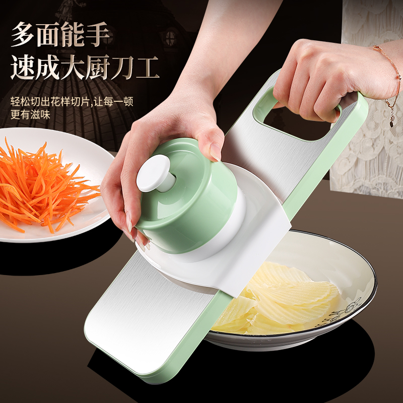 切菜神器削土豆丝刨丝器切片切丝器家用厨房多功能萝卜黄瓜擦丝器