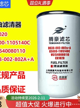 CX1020柴油滤芯适配宇通客车杰狮G5800-1105140 VG1540080110精滤