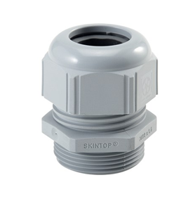 SKINTOP ST-M16x1.553111010防水接头缆普电夹套固定格兰塑料灰色