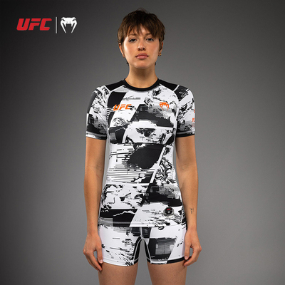 VENUM毒液UFC5.0格斗周 女短袖紧身衣运动拳击健身训练跑步上衣