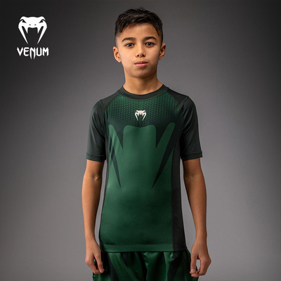 VENUM 毒液 Attack儿童短袖紧身衣健身训练跑步防磨上衣紧身衣