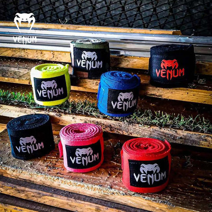 VENUM 毒液拳击绷带男女散打绑手带泰拳缠手带格斗护手弹力带4米