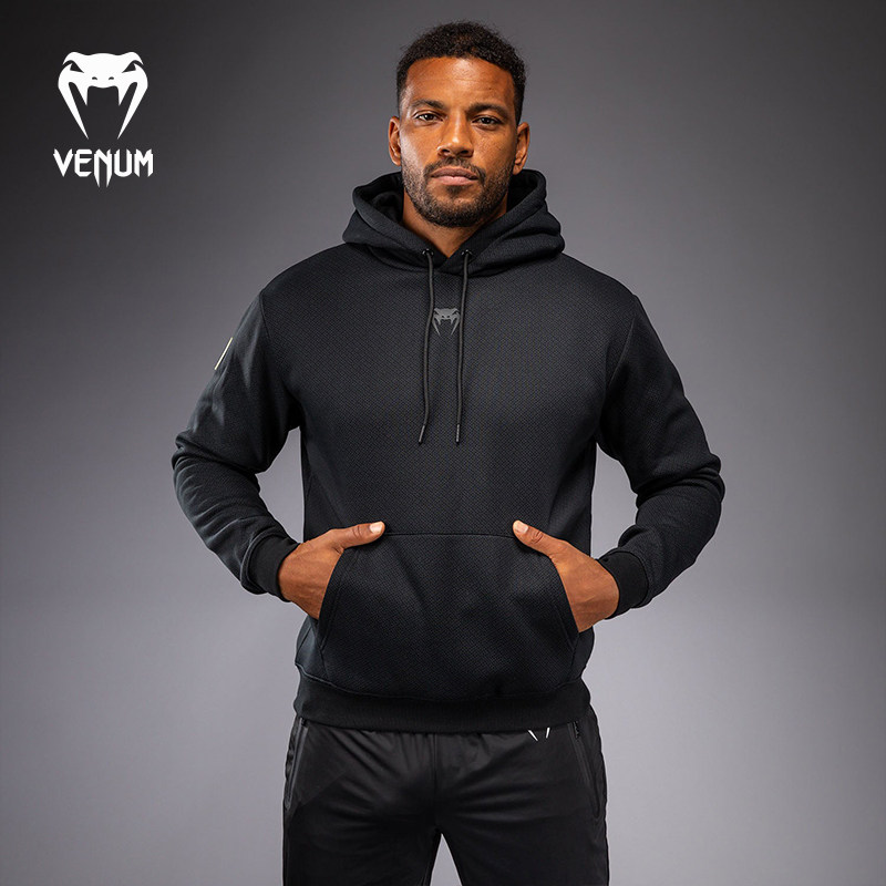 VENUM毒液Roger Gracie Academy男运动卫衣连帽健身训练跑步外套